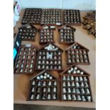 Over 200 Thimbles in 11 Display Cases