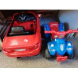 Battery Operated BMW Coupe Childs Car and Road Racing Trike