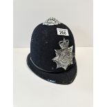 Old Lancashire constabulary police helmet