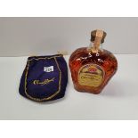 Seagrams crown Royal Canadian Whiskey 1969 not opened