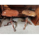 A pair of quality mahogany chippendale style side
