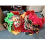 2 x Large Chinese dragon costumes