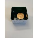 Gold Sovereign 6 grams 1964
