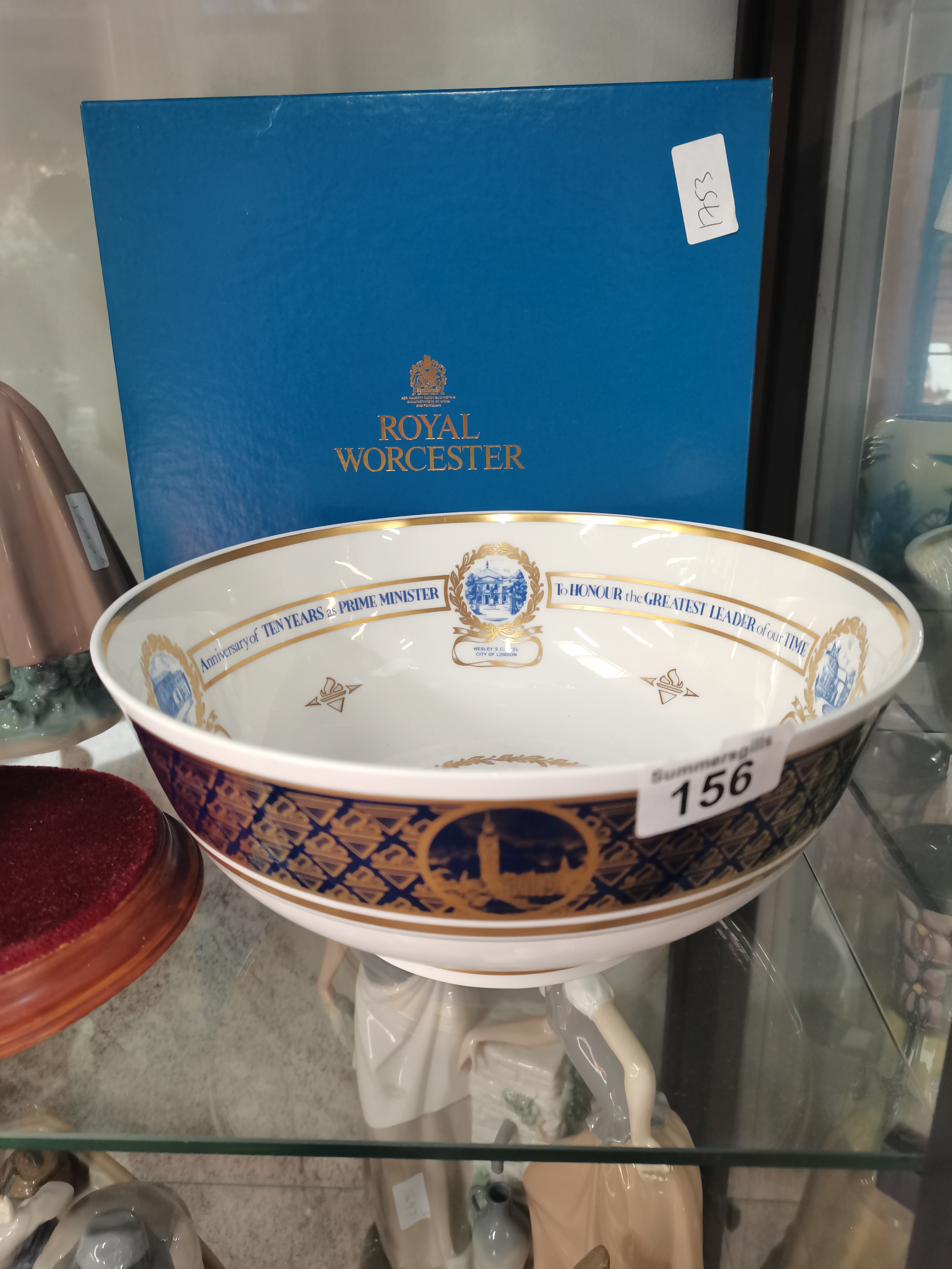 Royal Worcester commemorative bowl