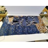 Gustav Klimpt print Silk scarf - 84cm x 84xm very good condition