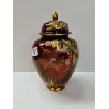 Carlton Ware Ginger jar 'Rouge Royal'