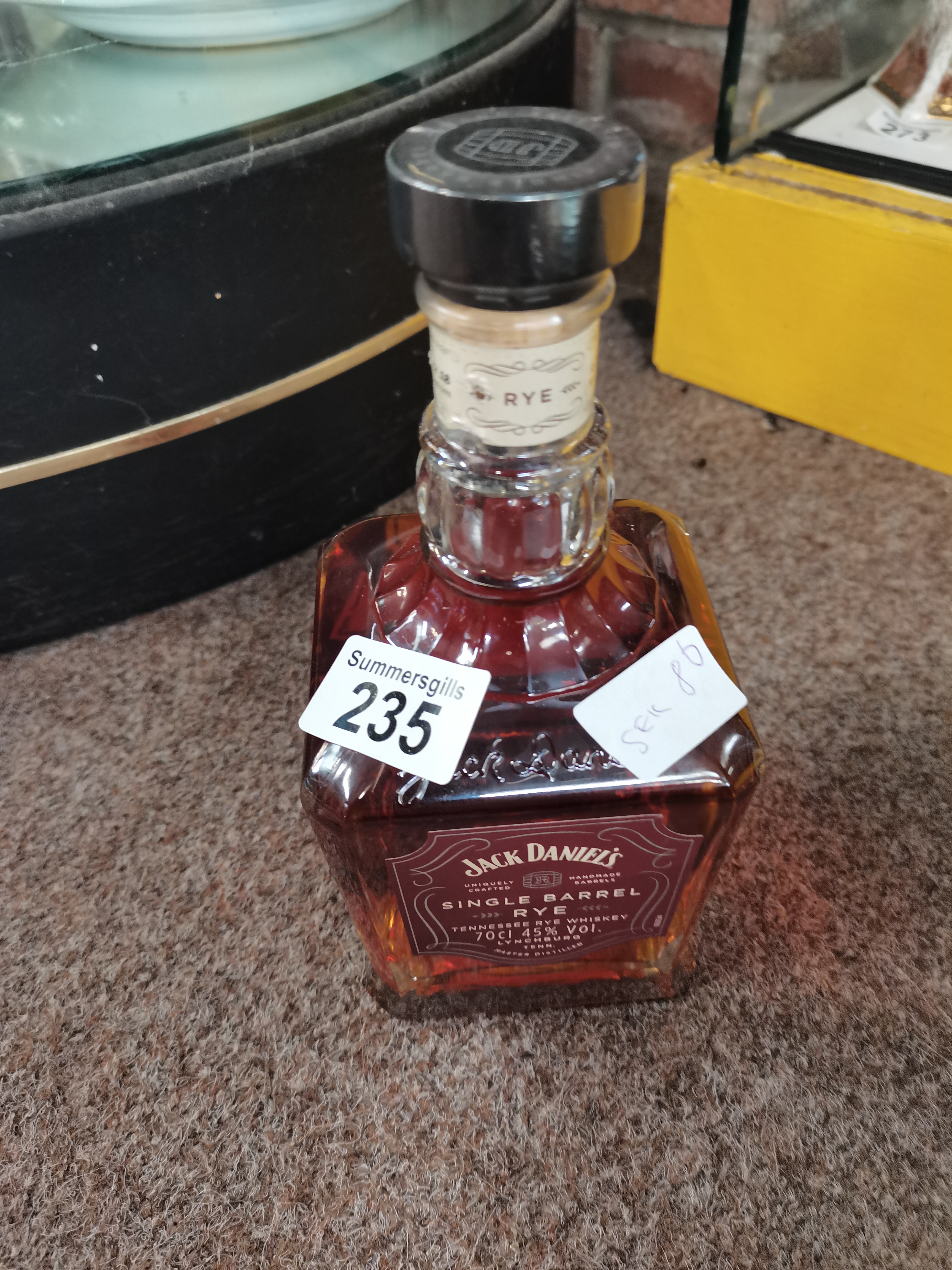 Jack Daniels single Barell 70cl 45%vol