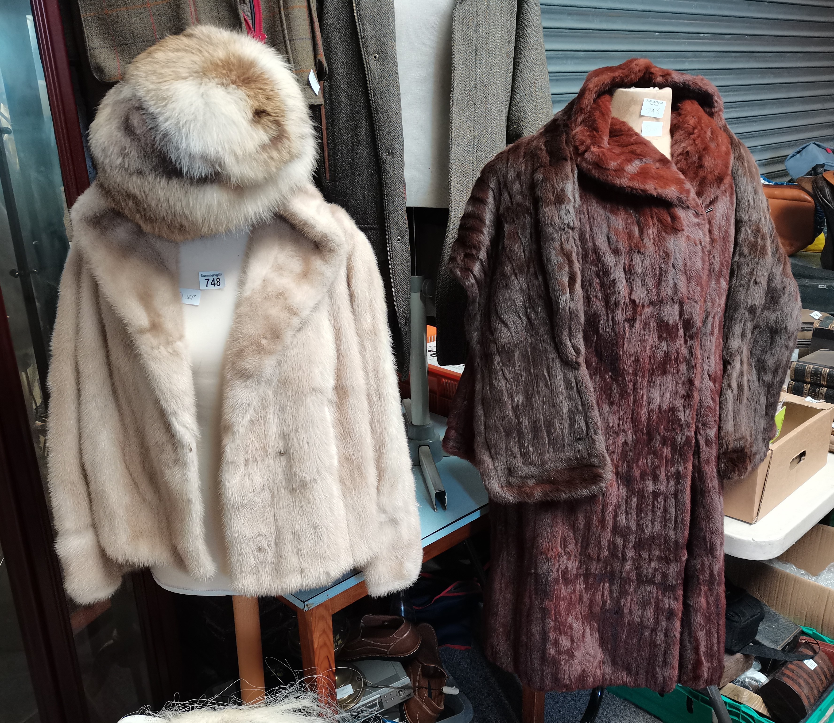 Fur Coat, Fur Jacket. Fur Hat and Fur Stole