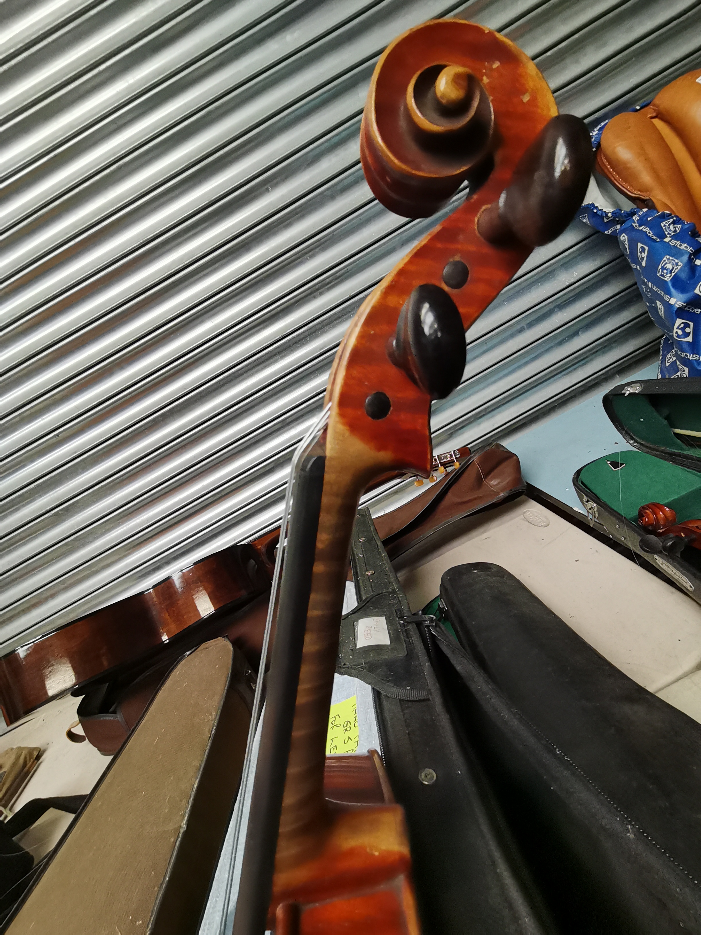 Violin and Bow In Case - Image 10 of 10
