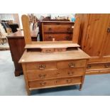 Dressing table and 6ht chest of drawers