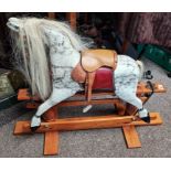 Antique Child's rocking horse in working order vgc