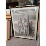 Framed print of York Minster