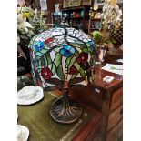 Large Tiffany table lamp ex condition