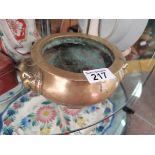 Chinese Brass incense pot with gargoyles