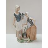 Nao figure - 'Talking ladies at well' Condition Grade: A Excellent: