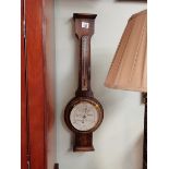 Oak Barometer Short and Mason of London