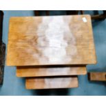 Mouseman nest of tables. Good condition