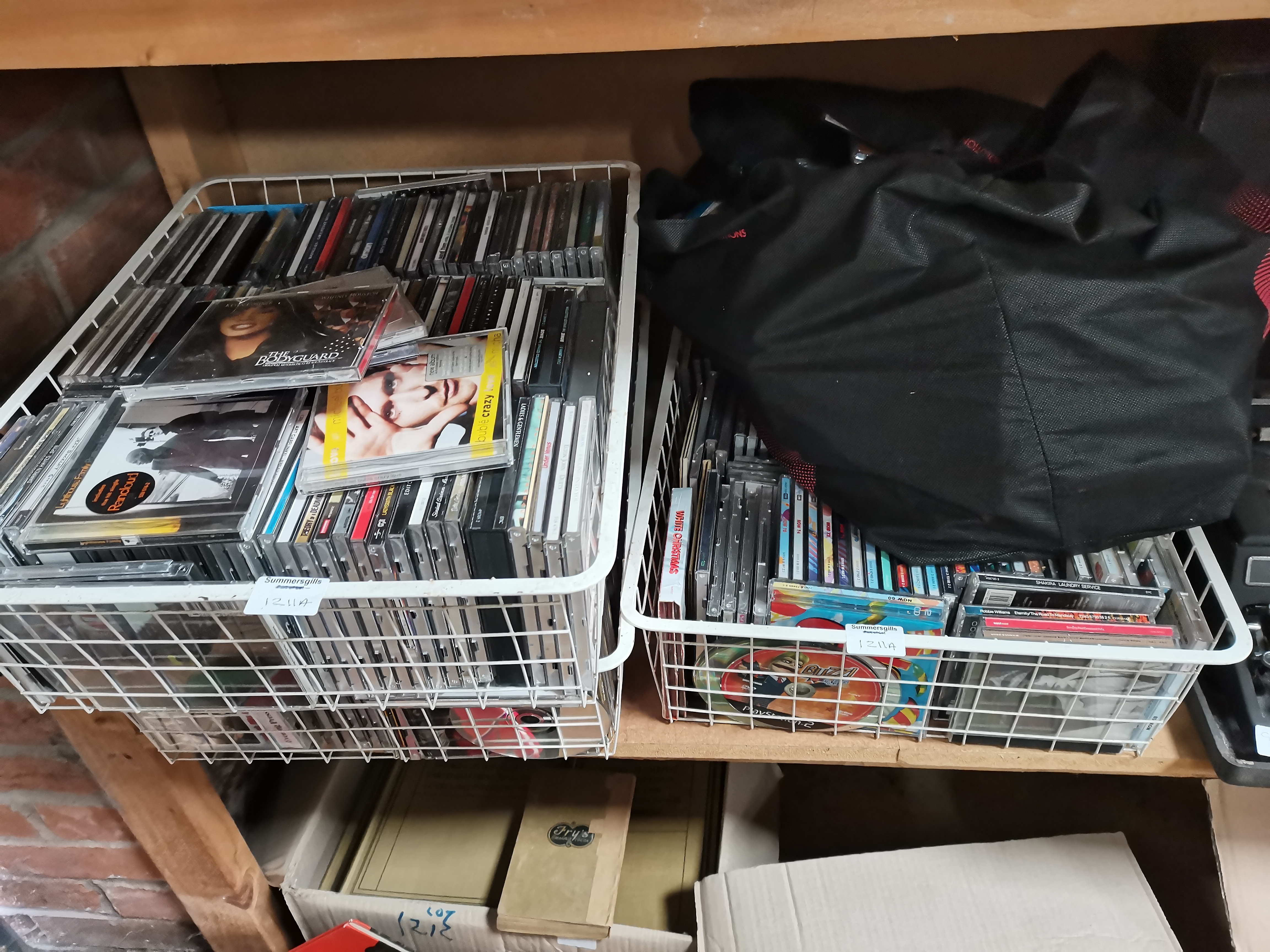 x3 boxes of mixed CDs