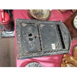 Antique cast iron letterbox