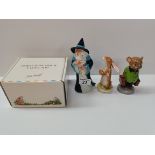 Royal Doulton Gandalf HN 2911 middle earth 1979 plus Wade Tom & Jerry ceramic mouse holding