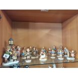 A collection of 20 Hummel Figures