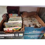 A large collection of cigarette cards