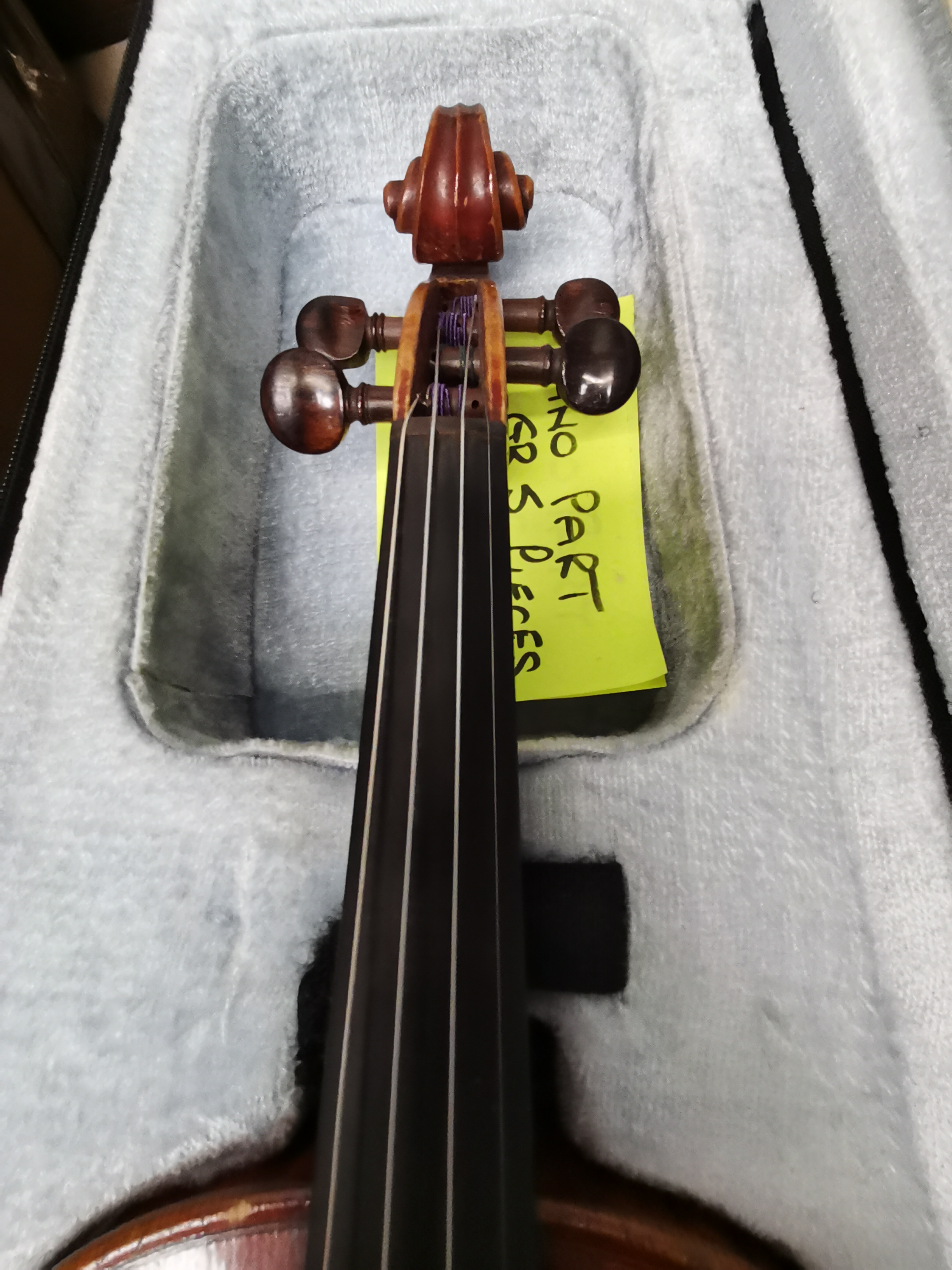 Violin and Bow In Case - Image 6 of 10