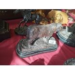 Bronze figure of a Bull