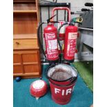 Fire Buckets, fire alarm fire Extinguisher