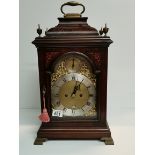 Mahogany 55cm bracket clock with wall bracket make