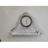 A Waterford Crystal Mantle clock