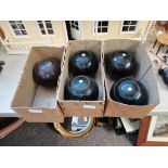 Set of 5 Bowling balls