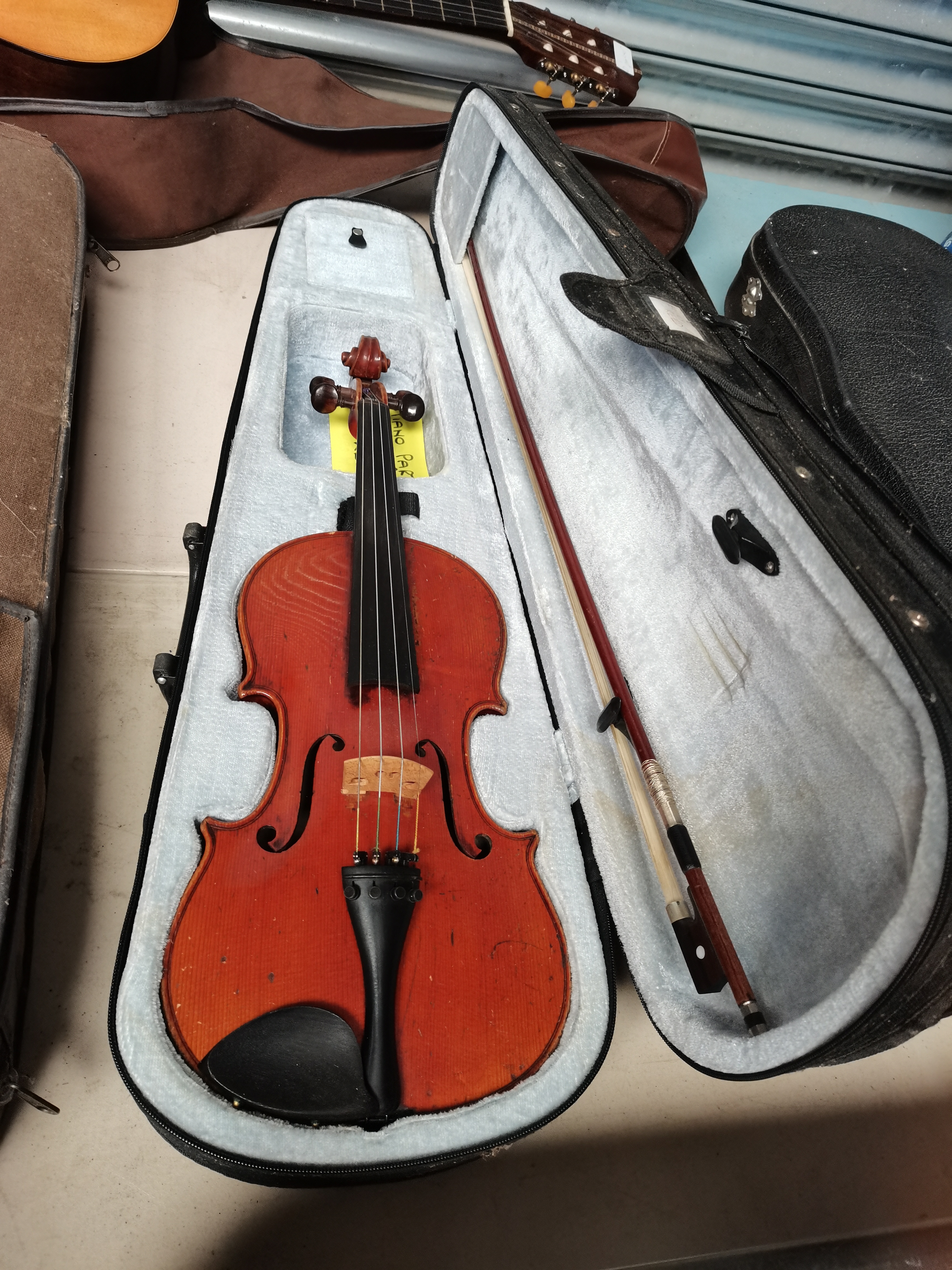 Violin and Bow In Case