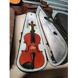 Violin and Bow In Case