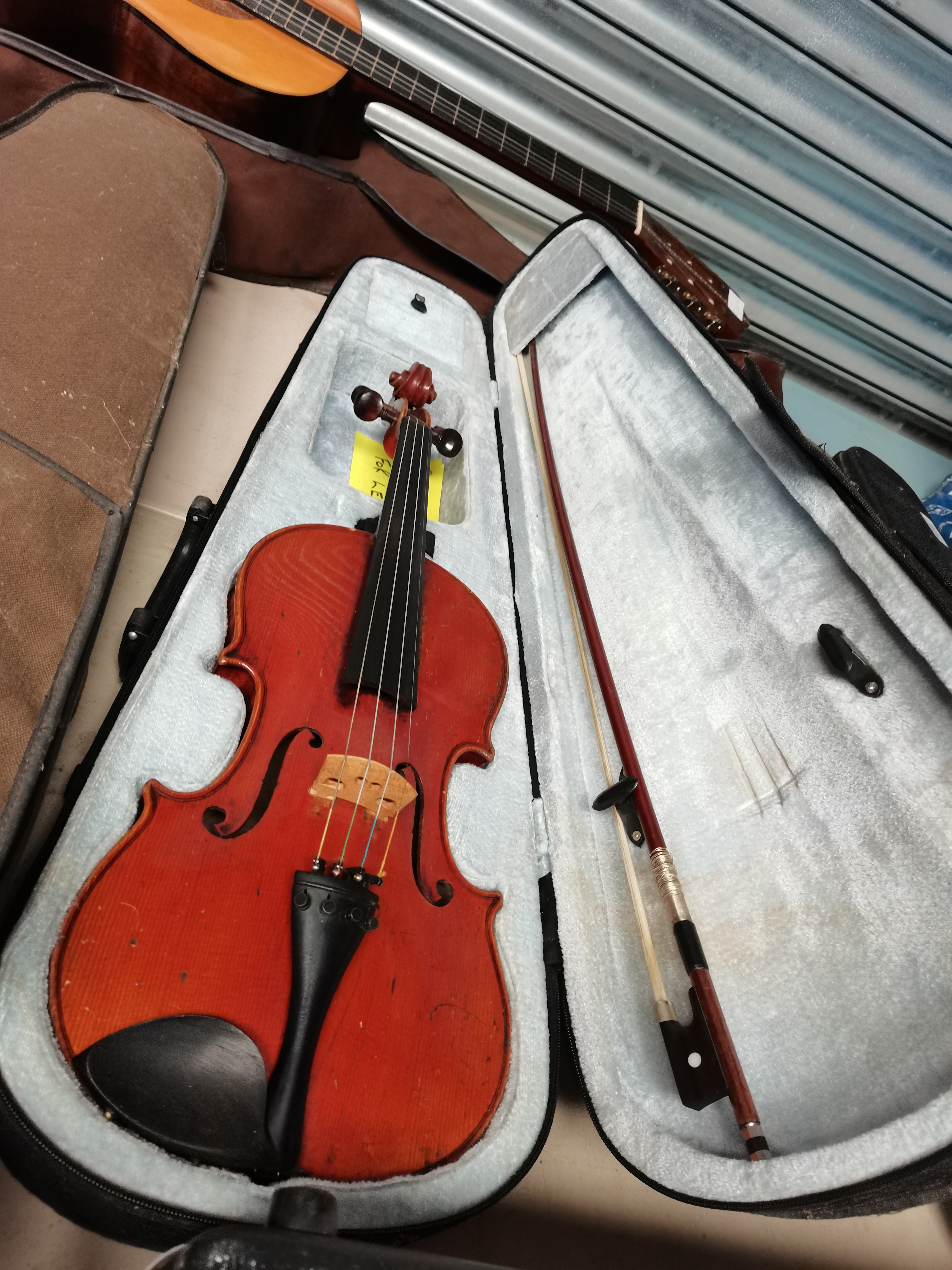 Violin and Bow In Case - Image 3 of 10