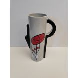 Lorna Bailey Mackintosh design jug - red and black