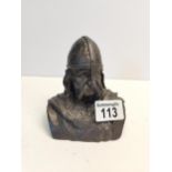 X1 Lead Viking statue bust