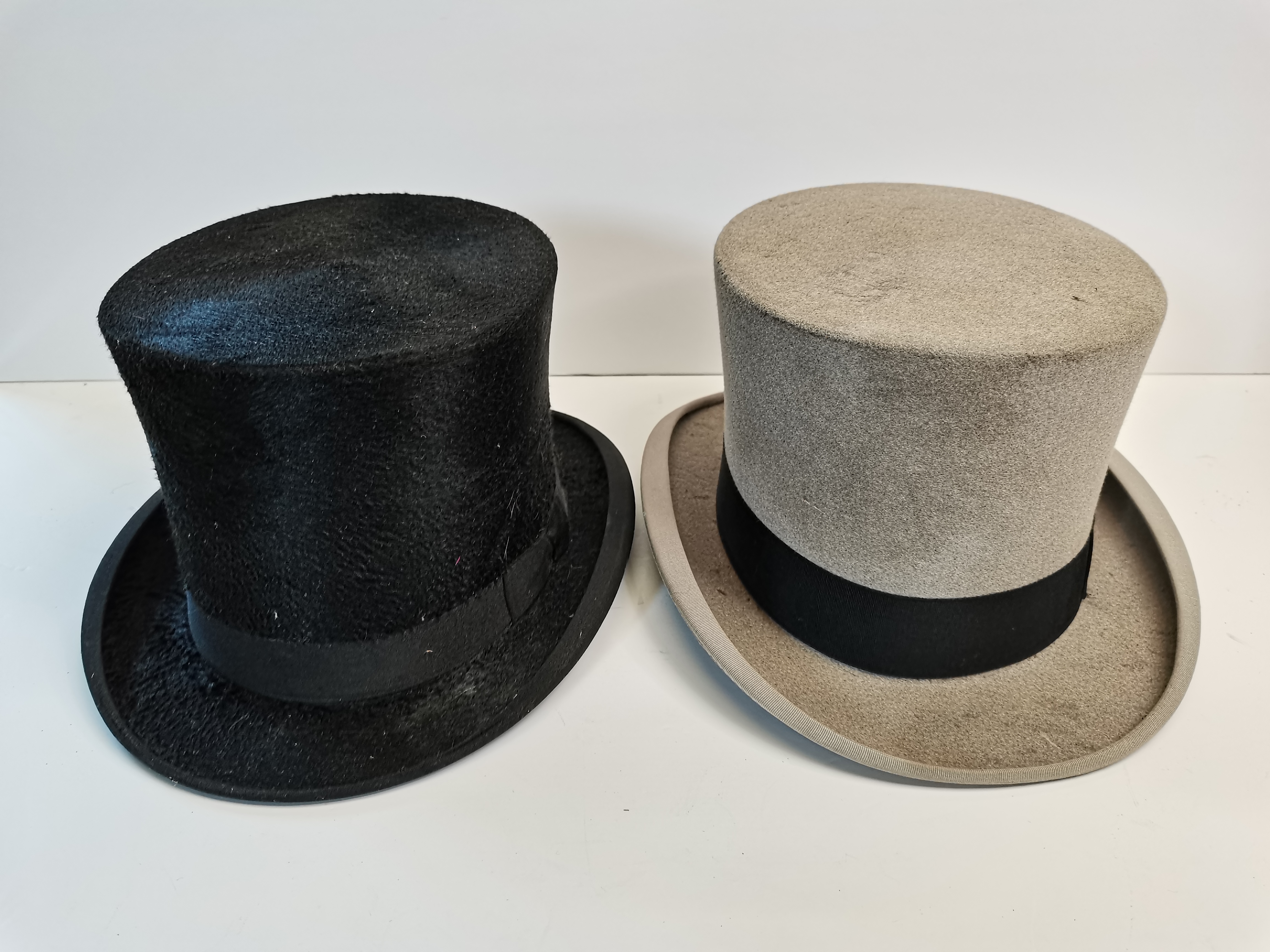 Black top hat - by Lincoln Bennett & co and Grey