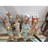 Collection of Beatrix Potter characters all good c