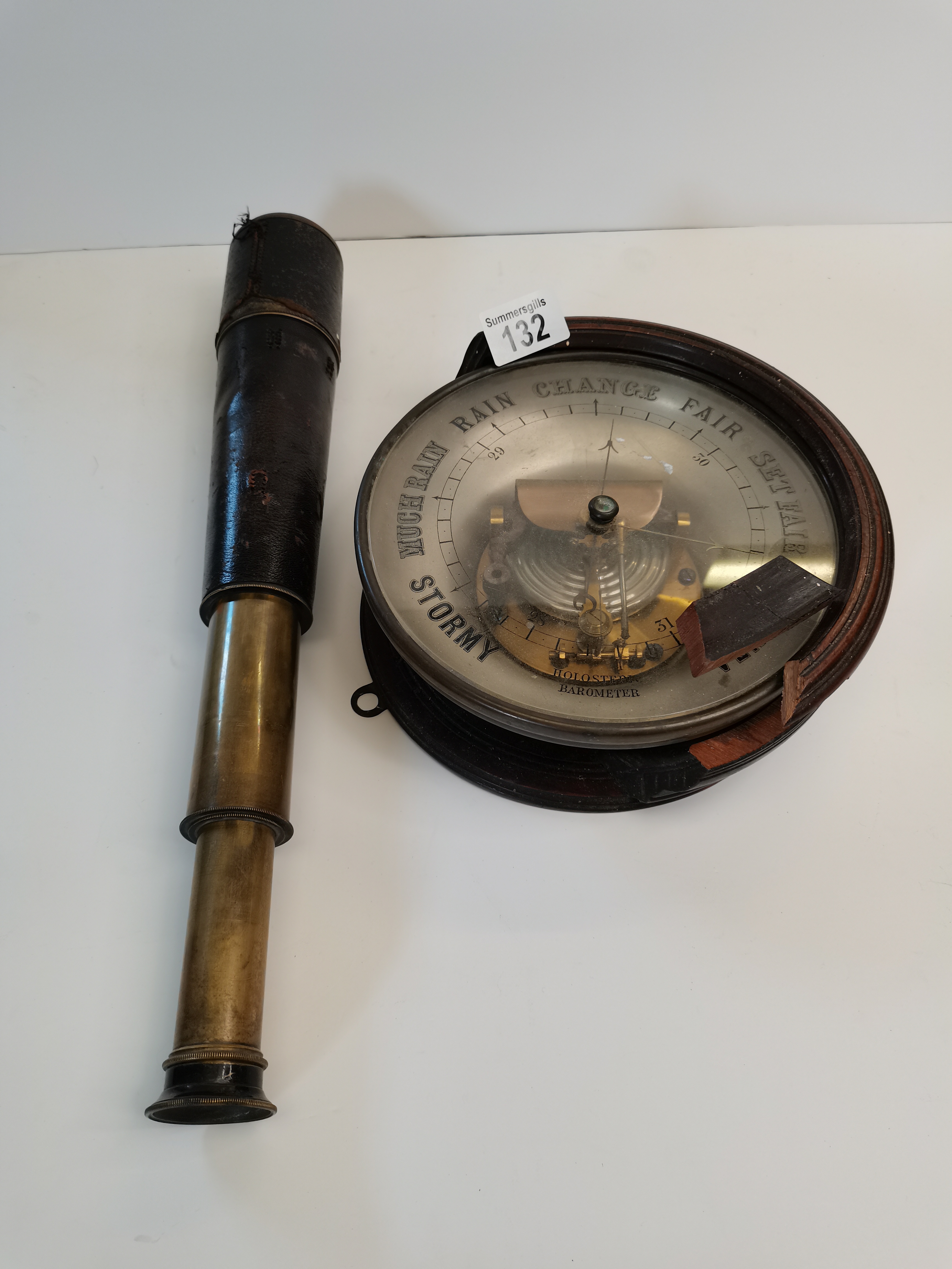 Barometer dd and Telescope by AITCHISON LONSON THE