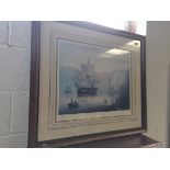 Limited Edition Picture of Captain Cook's ship "The Resolution" Leaving Whitby England