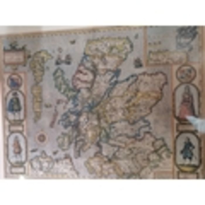 Framed Antique map of Scotland - Image 3 of 4