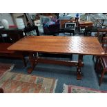 Acornman Yorkshire Oak refrectory dining table