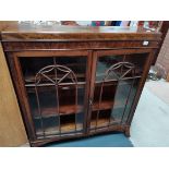 Glass fronted display unit