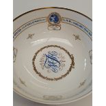 Royal Worcester commemorative bowl. Margaret Thatcher 20 years as prime minister D266cm no 253 -