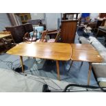 Ercol Plank dining table with 1 extendable leaf/ table - very good condition