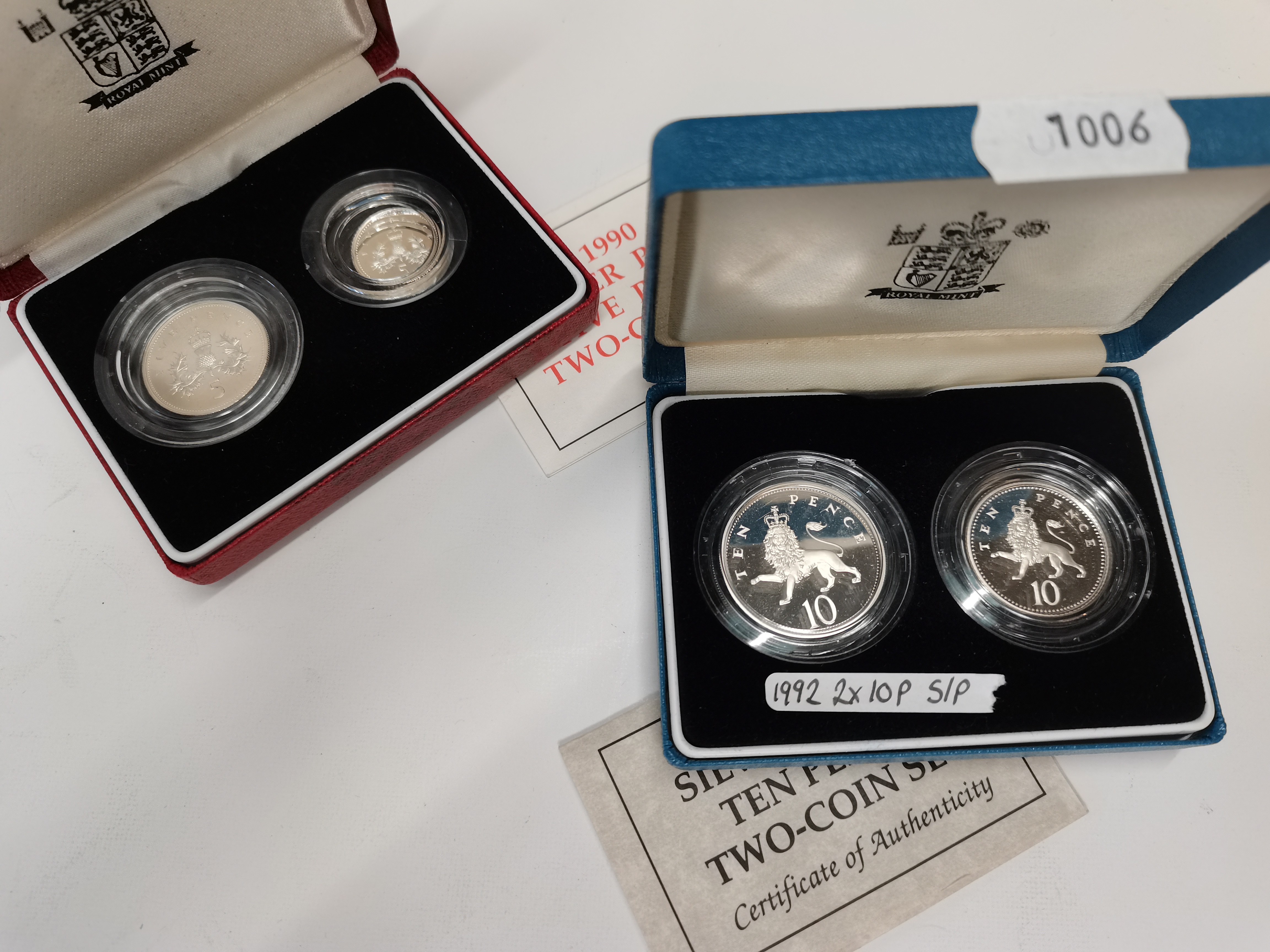 x4 Silver proof coins - Image 3 of 3