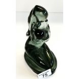 Murano glass sculpture of lady holding a baby.