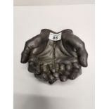 Moulded Lead cupped hands