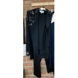 St Johns knitted 2 pce trouser suit with diamante